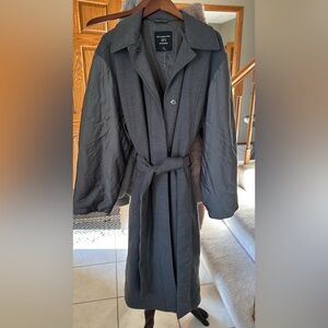 Women’s Abercrombie and Fitch HFR Quilted sleeve trench Coat XL